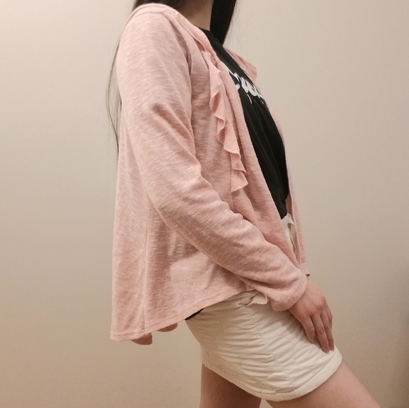 Pink Ruffled Sweater - Picture 2 of 6